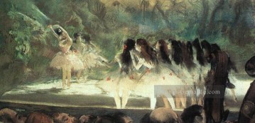 Ballett an der Pariser Oper Impressionismus Ballett Tänzerin Edgar Degas Ölgemälde